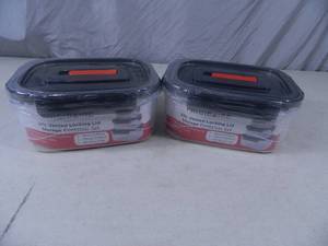 lot 146 image: 2 New Frigidaire Food Storage Sets