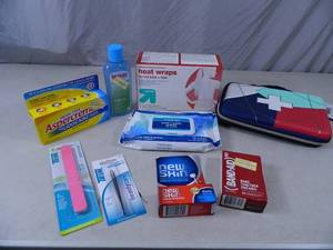 lot 154 image: New First Aid Bag and New Supplies