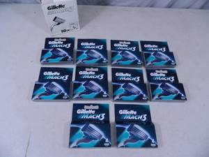 lot 44 image: 40 New Gillette Mach 3 Razor Cartridges