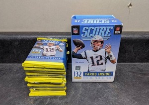 lot 127 image: Assorted 2020 SCORE NFL Opened Pack Trading Cards