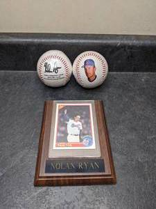 lot 134 image: Nolan Ryan Commemorative Items