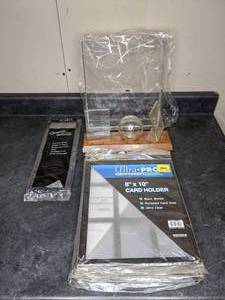 lot 135 image: Lot of Trading Card HoldersDisplay Stands