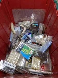 lot 136 image: Large Lot of Trading Card Protector Sleeves & Cases