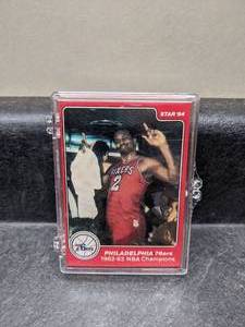 lot 87 image: 1983 Star Sixers Champs Basketball Card Set