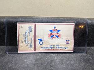 lot 94 image: 1985 MLB All-Star Game Ticket Stub
