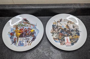 lot 105 image: Pair of 1980 SummerWinter Olympics Collector Plates
