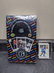 lot 113 image: NIB Sealed Original 6 Premium Hockey Card Series & Other Assorted Cards