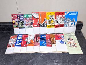 lot 50 image: Football Handbooks - 1978 Through 1995 Complete