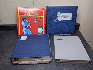 lot 179 image: Four Albums of 1990s Baseball Cards