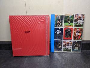 lot 184 image: Album of Modern Football Trading Cards - Many Minnesota Vikings