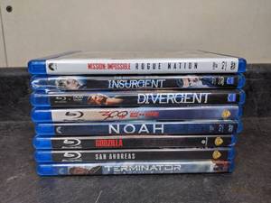 lot 202 image: Eight ActionSuspense Blu Rays