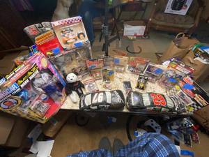 lot 239 image: Extreme NASCAR Lot Dolls Cars Ornaments