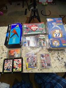 lot 240 image: NFL & MLB Sports Trading Card Lot