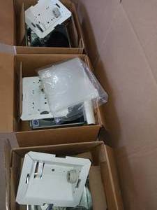lot 11 image: 50 CFM Ceiling Bathroom Exhaust Fan with Light by Broan-NuTone- used set of 3