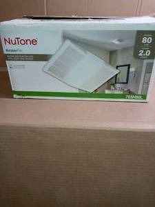 lot 16 image: 80 CFM Ceiling Bathroom Exhaust Fan with Light and 1300-Watt Heater by Broan-NuTone- not used