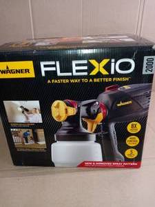 lot 49 image: Wagner -Flexio 2000 HVLP Paint Sprayer- open box not used