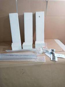 lot 63 image: Clarendon 18 in. Towel Bar in Polished Chrome by Amerock- open box not used set of 3