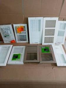 lot 69 image: Sorted lot of Steel WallCeiling Register