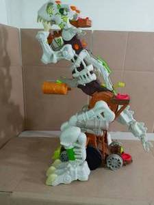 lot 75 image: Fisher-Price Imaginext Ultra white T-rex Dinosaur Walk sounds and light-slightly used