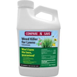 lot 66 image: 64 oz. Weed Killer for Lawns Concentrate Liquid Herbicide by Compare-N-Save- set of 6 - not used