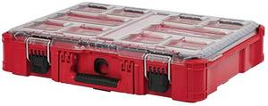 lot 41 image: PACKOUT 11-Compartment Small Parts Organizer by Milwaukee- not used