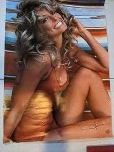 lot 55 image: Farrah Fawcett Poster