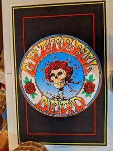 lot 57 image: Black Light Posters Grateful Dead and Peace