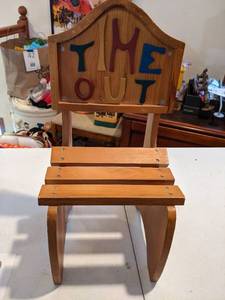 lot 59 image: Wood Time Out Chair
