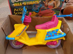 lot 62 image: Vintage Barbie Scooter in original box