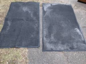 lot 331 image: Two Heavy Duty Rubber Backed Mats in Great Condition
