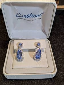 lot 138 image: Sterling Silver Swarovski Earrings
