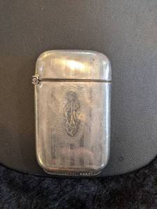 lot 149 image: Vintage Sterling Silver Matchstick Holder