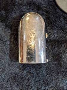 lot 150 image: Coty Silver Perfume Case with Perfume