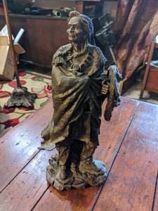 lot 219 image: Native American Carved Statue