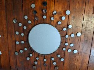 lot 222 image: Round Starburst Mirror - Unique