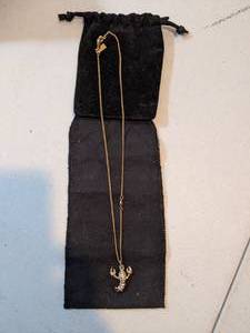lot 170 image: Coach Lobster and Rhinestones Necklace
