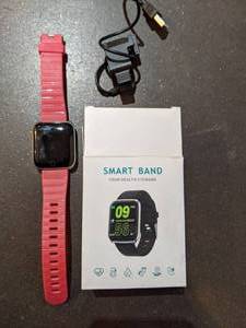 lot 277 image: Smart Band Watch - Your Health Steward and Charger NIB