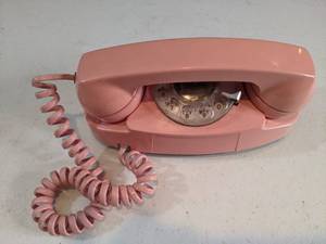 lot 50 image: Authentic Western Electric Pink Princess Phone