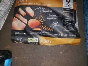 lot 11 image: Canidae Pure Puppy Grain Free Limited Ingredient - Chicken, Lentil & Whole Egg Recipe