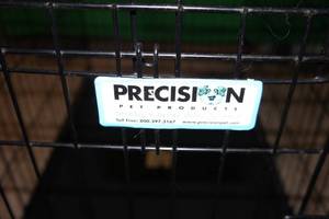 lot 25 image: Precision Pet Products Wire Dog Kennel