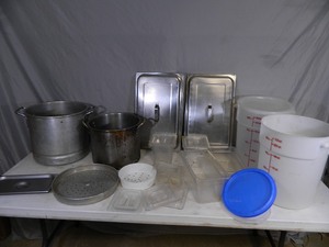 lot 3D image: Cambro Bins, Stock Pots, and More