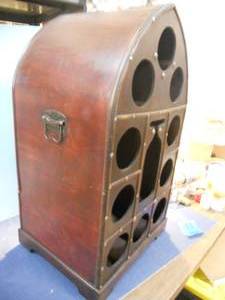 lot 11 image: Wine Bottle RackCabinet with Stemware Slide.