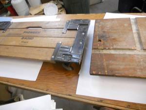 lot 57 image: Nice Vintage Wood Creaper and Wood Cart