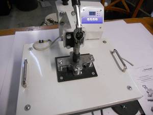 lot 5 image: Heat Press - Technotape with Digital Control WITH ACCESSORIES