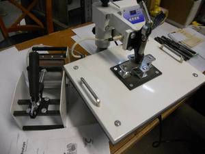 lot 6 image: Heat Press - Technotape with Digital Control - INCLUDES CUP HEATER - Display issue