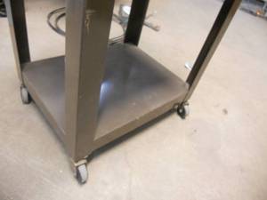 lot 112 image: Rolling File Cabinet and Stand - 29x18x14