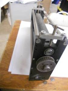 lot 87 image: Mechanical Roller Press for Straightening PaperRubber