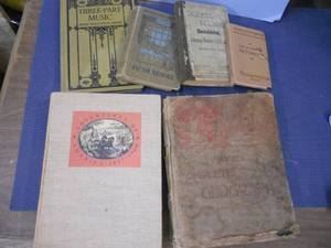 lot 3 image: Antique Books 1883 1898 1924 1926 1938
