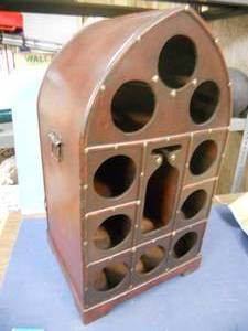 lot 8 image: Wine Bottle RackCabinet with Stemware Slide.