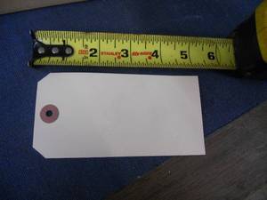 lot 155 image: Large Lot of Manila and Yellow Tags